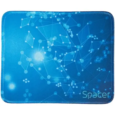 Spacer gaming egérpad, gumi és textil, szakadásgátló varrat, 220 x 180 2 mm