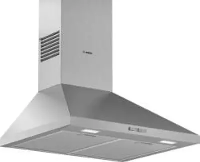 BOSCH DWP64BC50 Serie2 Kürtös páraelszívó, 60 cm, 360 m3/h, 1 motor, Rozsdamentes acél