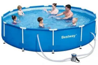 Bestway fémvázas medence vízforgatóval 366x76 cm (56681)