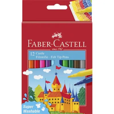 Faber-Castell 2021 Filctoll, 12 Szín