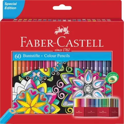 Faber-Castell Színes ceruza, 60 szín, Special Edition