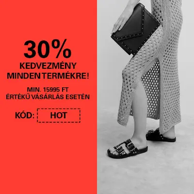 30% kedvezmény mindenre 15995 Ft felett