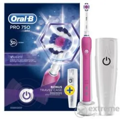 Oral-B PRO 750 3D White Elektromos fogkefe