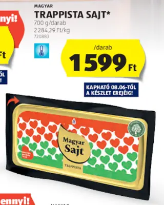 Magyar Trappista sajt, 700 g