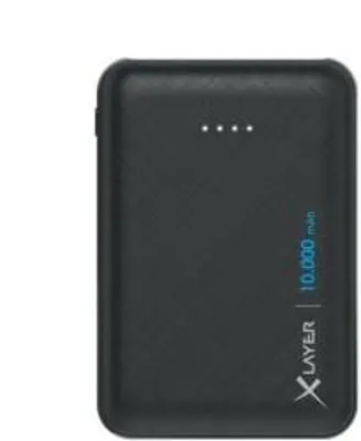 Xlayer 217282 külső akkumulátor Lítium-polimer (LiPo) 10000 mAh Fekete