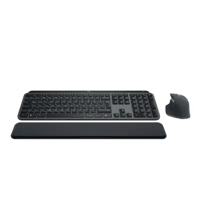 Logitech MX Keys S Combo vezeték nélküli billentyűzet (US) + Master 3S, kéztámasz