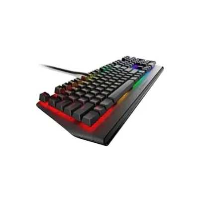 Alienware AW410K mechanikus gamer billentyűzet, Cherry MX Brown kapcsoló, AlienFX RGB megvilágítás, US kiosztás, fekete