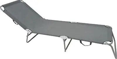 La Proromance Folding Lounger 6002 Anthracite strand nyugágy