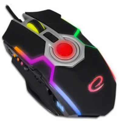 Esperanza - EGM701 Mangora USB vezetékes 8D Gamer egér, RGB fekete