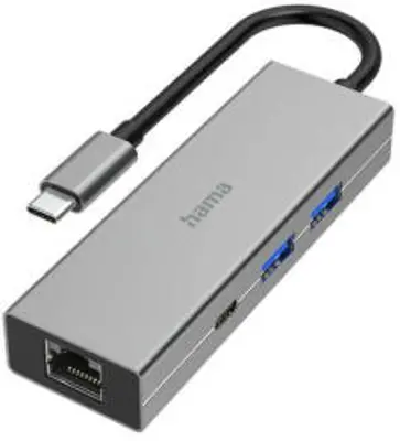 Hama USB 3.2 GEN1 TYPE-C HUB (2 1 +LAN)