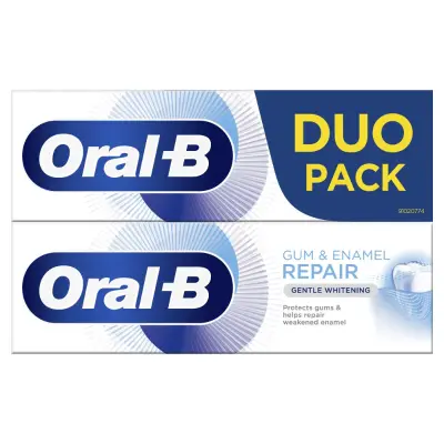 Oral-B Gum & Enamel Repair Gentle Whitening fogkrém DUO 2*75 ml 150