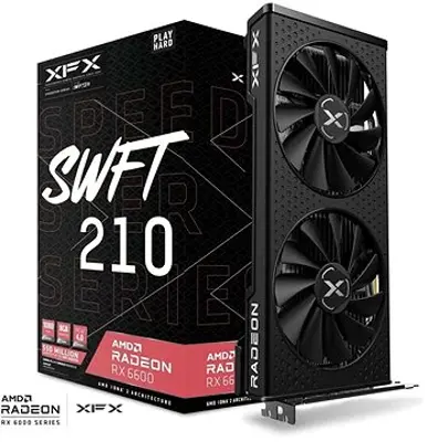 XFX Speedster SWFT 210 AMD Radeon RX 6600 Core videókártya+ ajándék Starfield