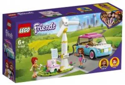 LEGO Friends 41443 Olivia elektromos autója, játékautó kiskutya figurával