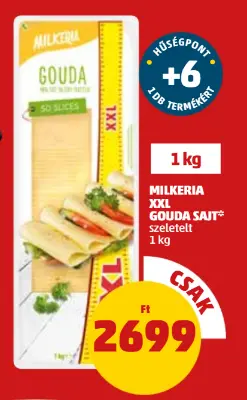 Milkeria Gouda sajt, 1 kg