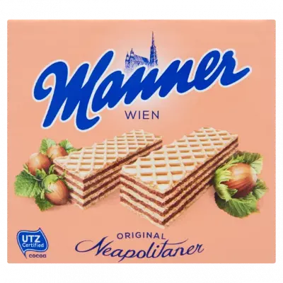 Manner töltött ropogós ostyaszeletek 75 g, többféle