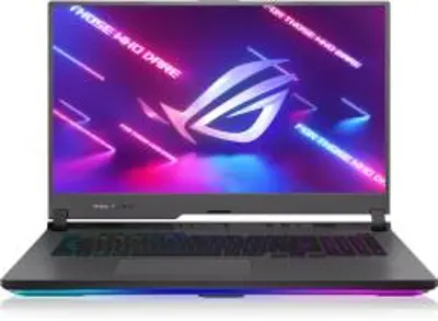 Asus ROG Strix G17 G713RM-LL153 Zöld Gamer laptop (17, 3" QHD/Ryzen7/8GB/512 GB SSD/RTX3060 6GB/NoOS)