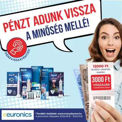 P&G termékek vásárlása esetén pénzt adnak vissza