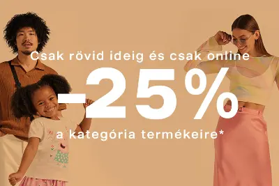 25% kedvezmény 11990 Ft felett a villámakció termékeire