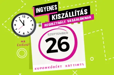 Ingyenes kiszállítás (2023.09.26.)