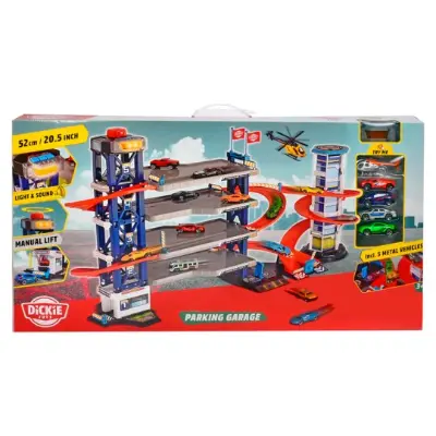 Dickie Toys parkolóház 5 járművel