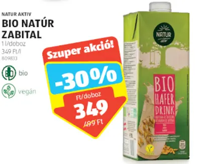 Natur Aktiv Bio Natúr Zabital, 1l