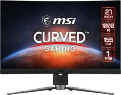 MSI MAG ARTYMIS 274CP Gaming Monitor, 27", VA, Full HD, 1ms GTG, 165Hz, Freesync premium, HDMI, DisplayPort, Fekete