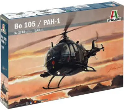 ITALERI BO 105/ PAH-1 helikopter makett, 1: 48 (2742S)