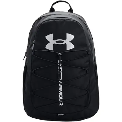 Under Armour Hustle Sport Unisex Hátizsák, OSFA, Fekete/Ezüst