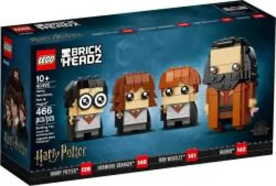 LEGO 40495 - Brickheadz Harry, Hermione, Ron és Hagrid