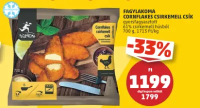 Fagylakoma Cornflakes Csirkemell csík, 700 g