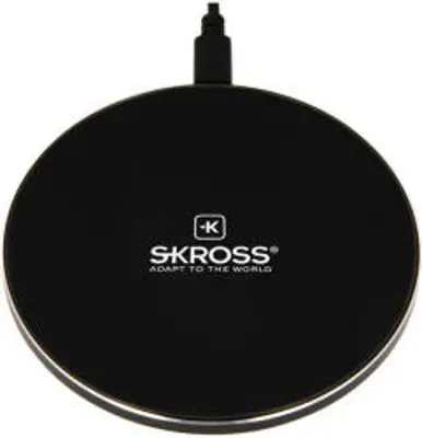 SKROSS Vezeték nélküli Qi töltőpad 1A+USB kábel fekete (2.800200)