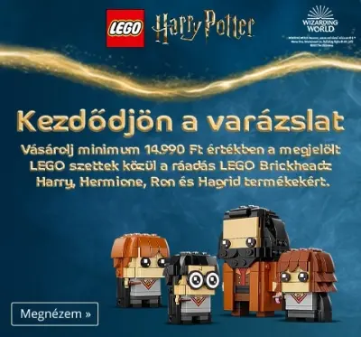 Megjelölt LEGO Harry Potter szettek + ráadás Brickhedz