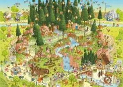 Heye Puzzle 1000 db - Black Forest Habitat (29638)