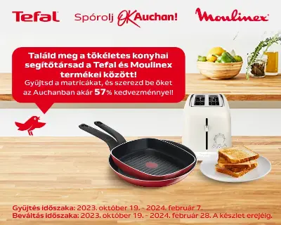 Tefal pontgyűjtő akció