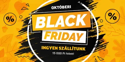 Black Friday (kedvezmények és 15 ezer Ft felett ingyen szállítás)