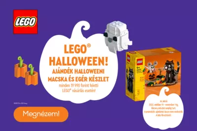 Ajándék Halloween LEGO szett 19 990 Ft felett