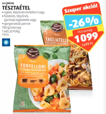 La Finesse Tésztaétel, 750 g