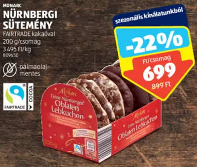 Monarc Nürnbergi sütemény, 200 g