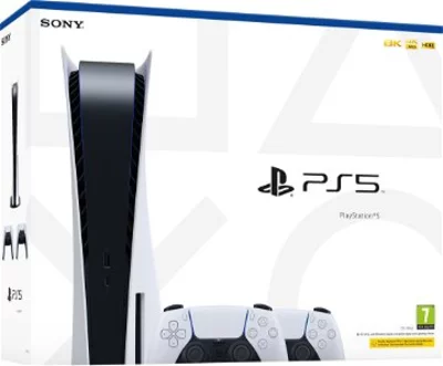 PlayStation 5 + 2x DualSense Wireless Controller konzol