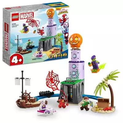 LEGO Marvel 10790 Spidey csapata a Zöld Manó világítótornyában