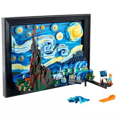 LEGO 21333 Ideas Vincent van Gogh Csillagos éj