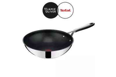 Wok serpenyő Tefal Jamie Oliver Essential E3141974 28 cm