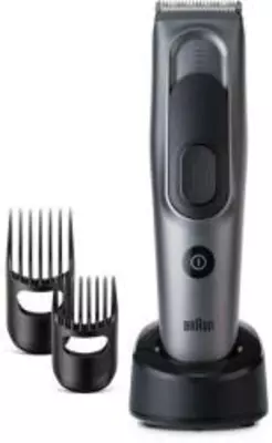 Braun HC7390 Series 7 Hajvágó férfiaknak, 17 hosszbeállítással, fekete