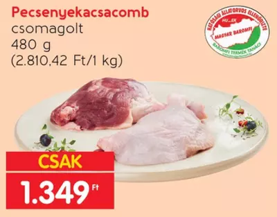 Pecsenyekacsacomb, 480g