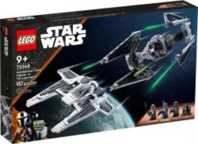 LEGO® Star Wars™ Mandalóri Fang vadászgép vs. TIE elfogóvadász™ 75348