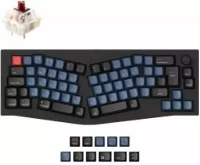 Keychron Q8 Knob (Brown Switch) Vezetékes Gaming Billentyűzet - Angol (UK) (Q8-M3-UK)