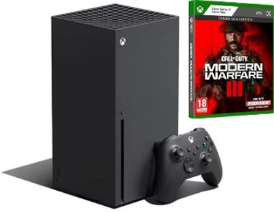 Xbox Series X + Call of Duty: Modern Warfare III konzol