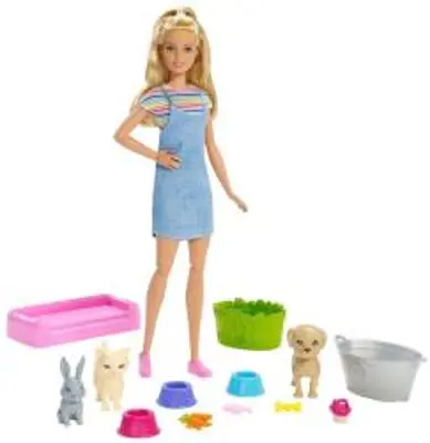 MATTEL Barbie állatka napközi szett (FXH11)