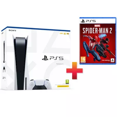 Playstation 5 825GB Konzol + Spider-Man 2