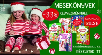 Mesekönyvek 33% kedvezménnyel